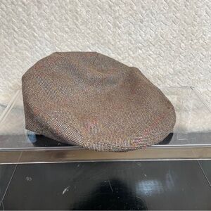 Christy Headwear London Balmoral Cap Brownโ Tweed Plaid